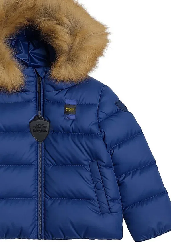 Детская куртка Blauer, синий — фото 3