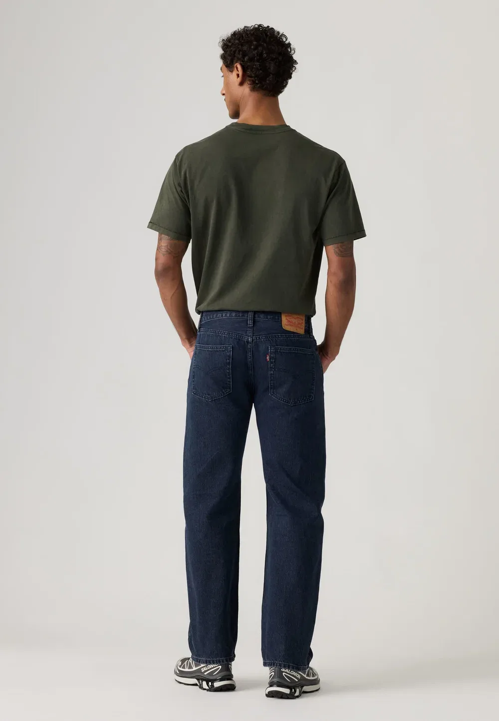 555 свободные прямые джинсы - джинсы свободного кроя Levi'S, Luna Blue — фото 3