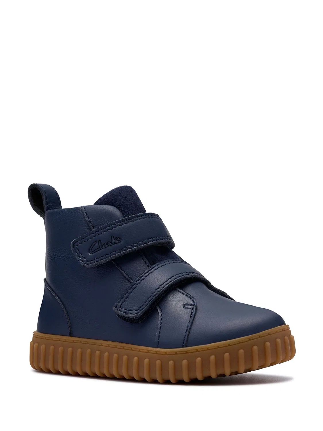 Ботинки Clarks Cove Sky для малышей, замшевые, синие — фото 4