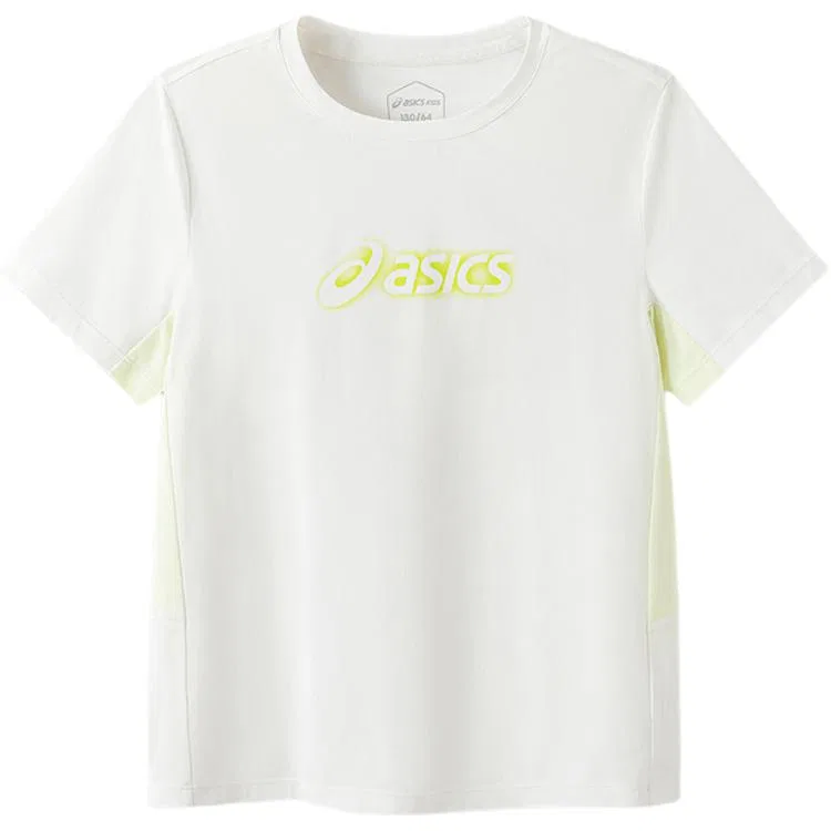 Детская футболка с круглым вырезом из тонкого стрейча ASICS, Light Green — фото 3
