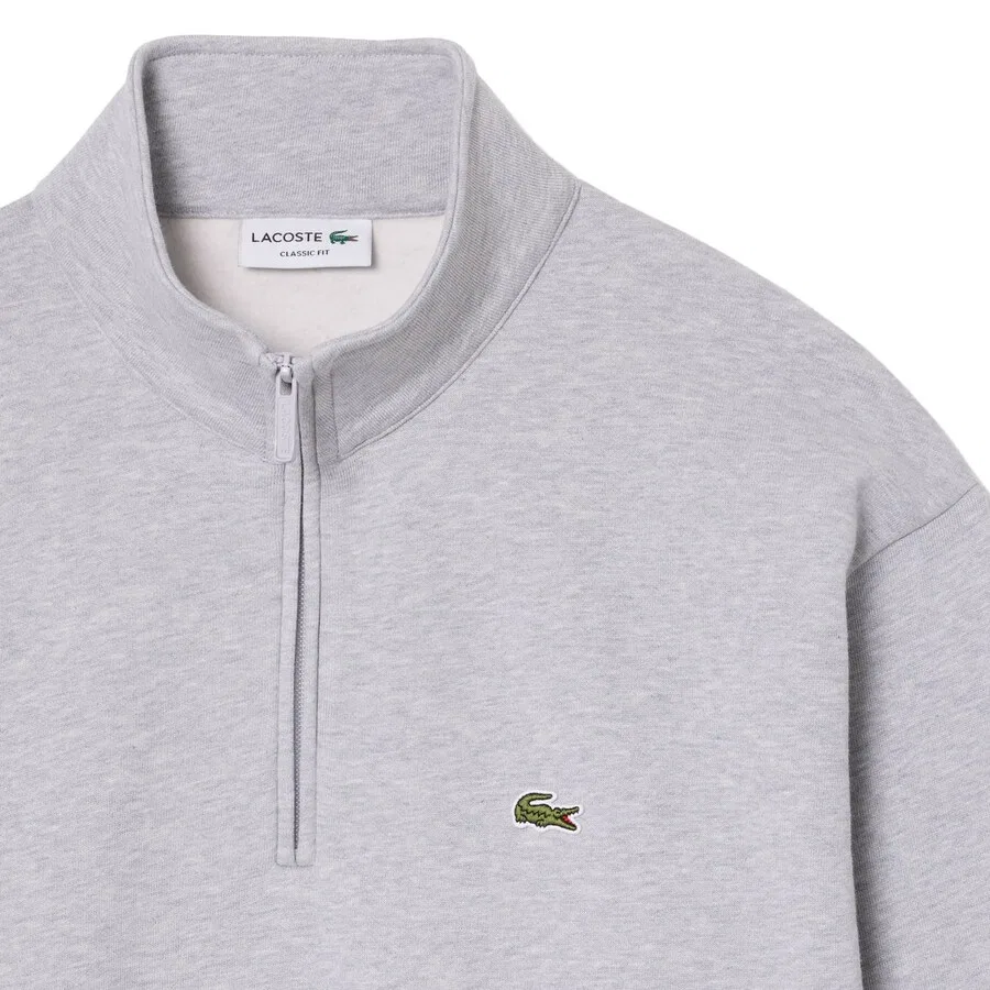 Толстовка LACOSTE серого цвета с пятнистым рисунком — фото 2
