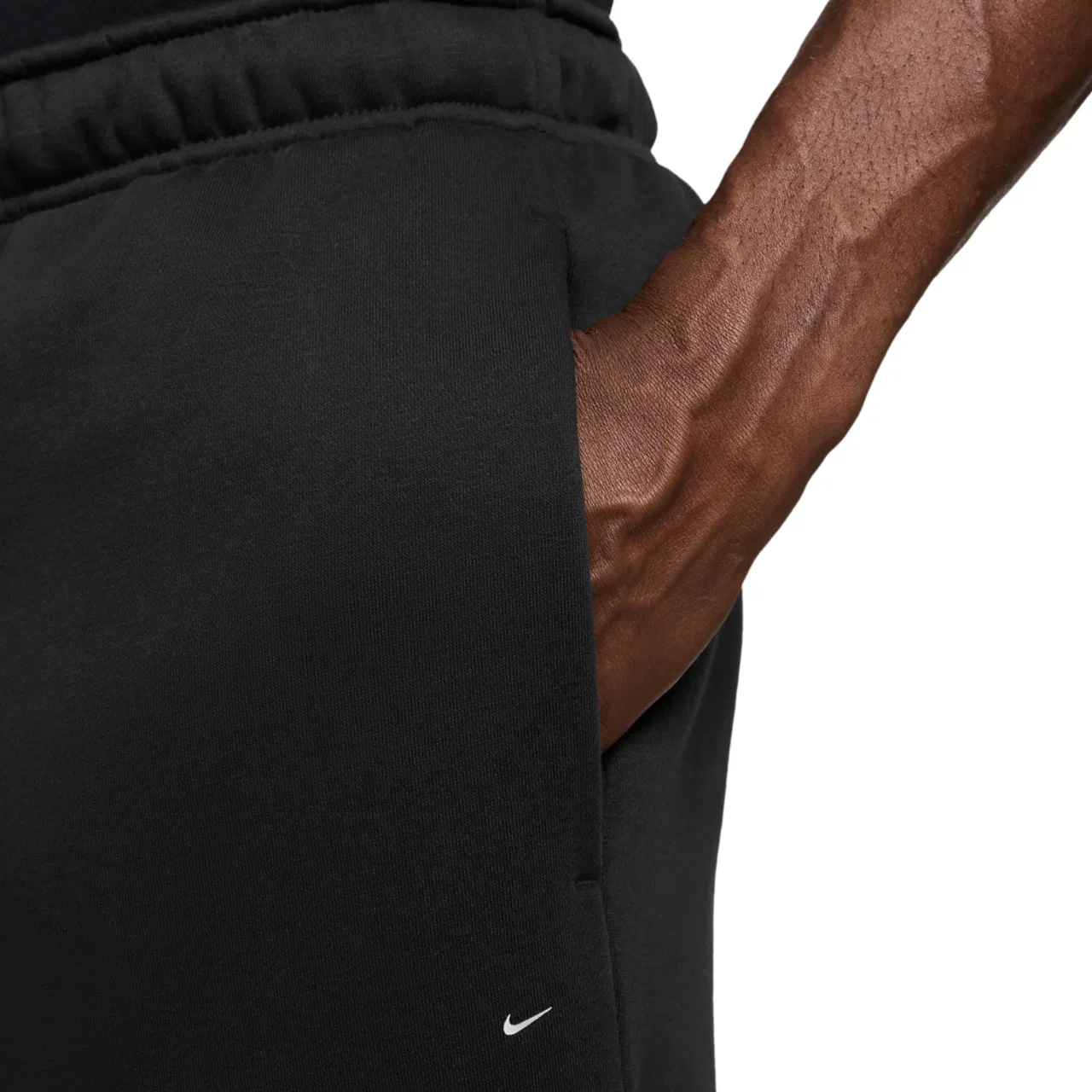 Мужские брюки из флиса Tech Fleece SI JA Nike, черный/серый — фото 3