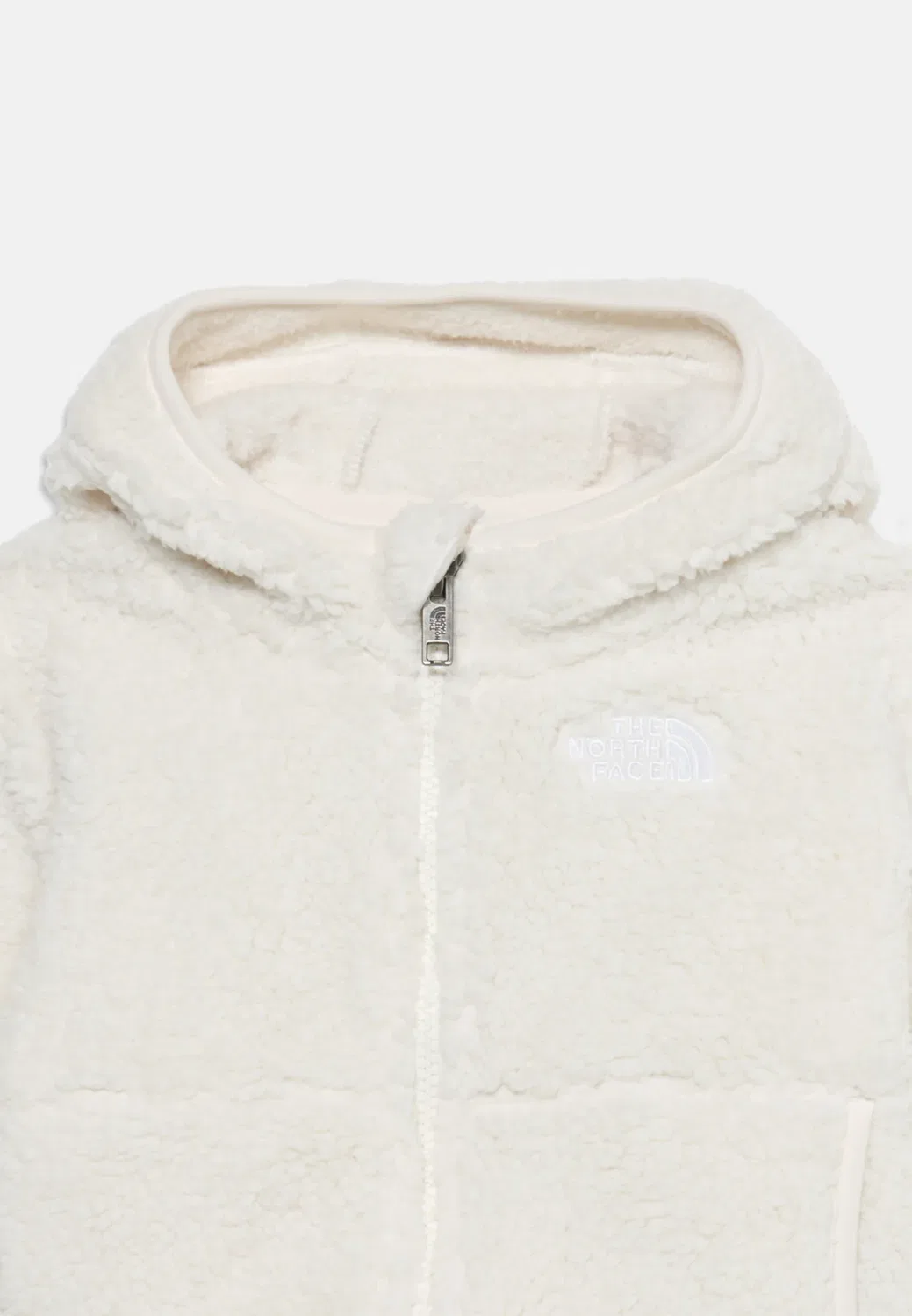 Детская толстовка унисекс - флисовая куртка The North Face, White Dune — фото 4