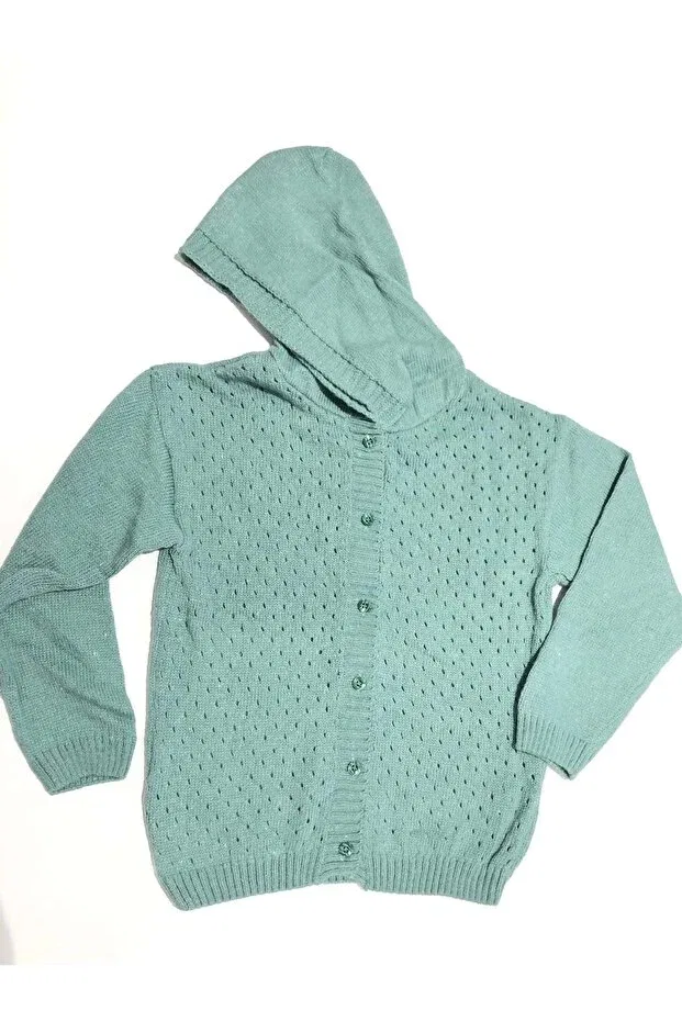 Детский кардиган с капюшоном Pd Kids, Mint