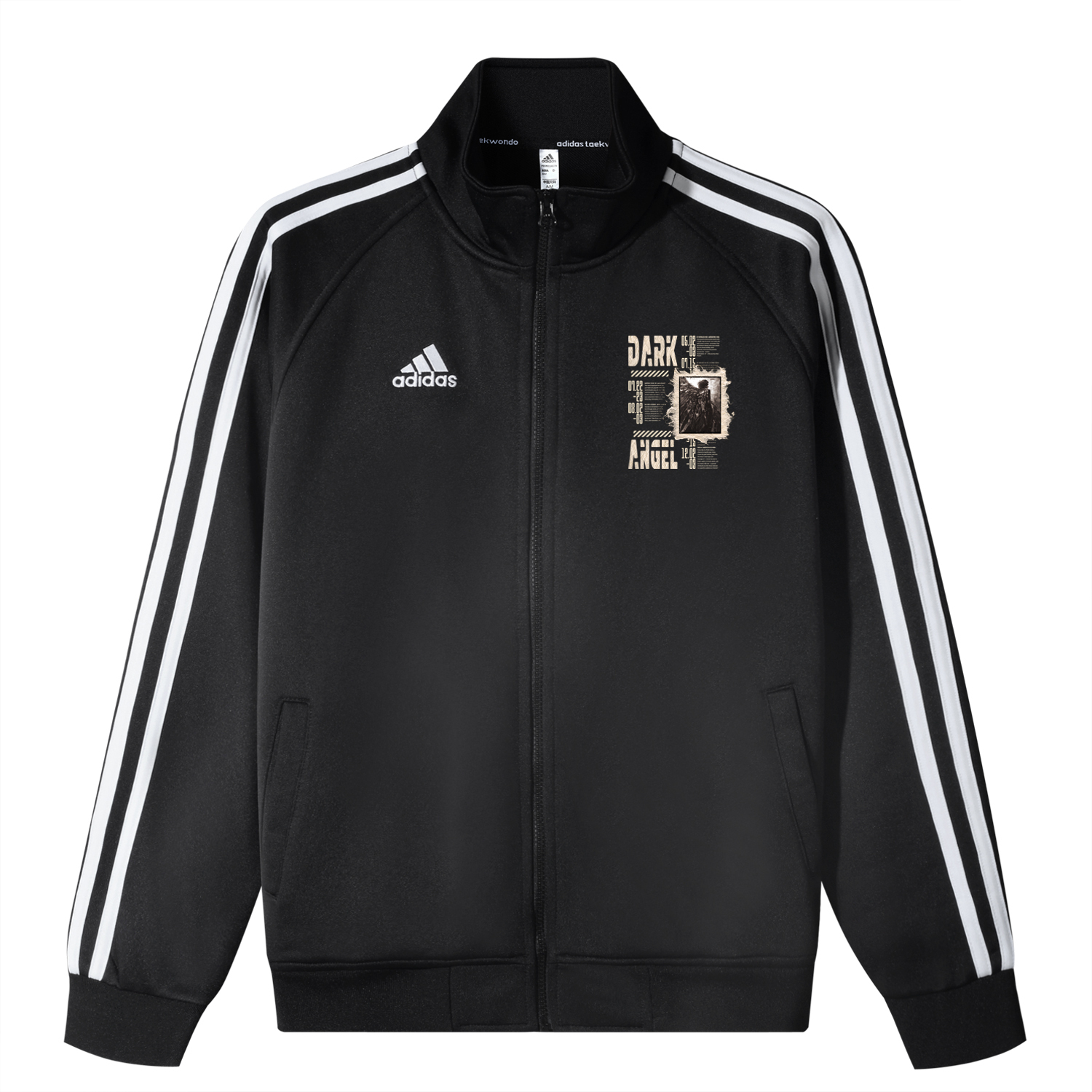 

Adidas Унисекс куртка 3-Stripes черная, Black