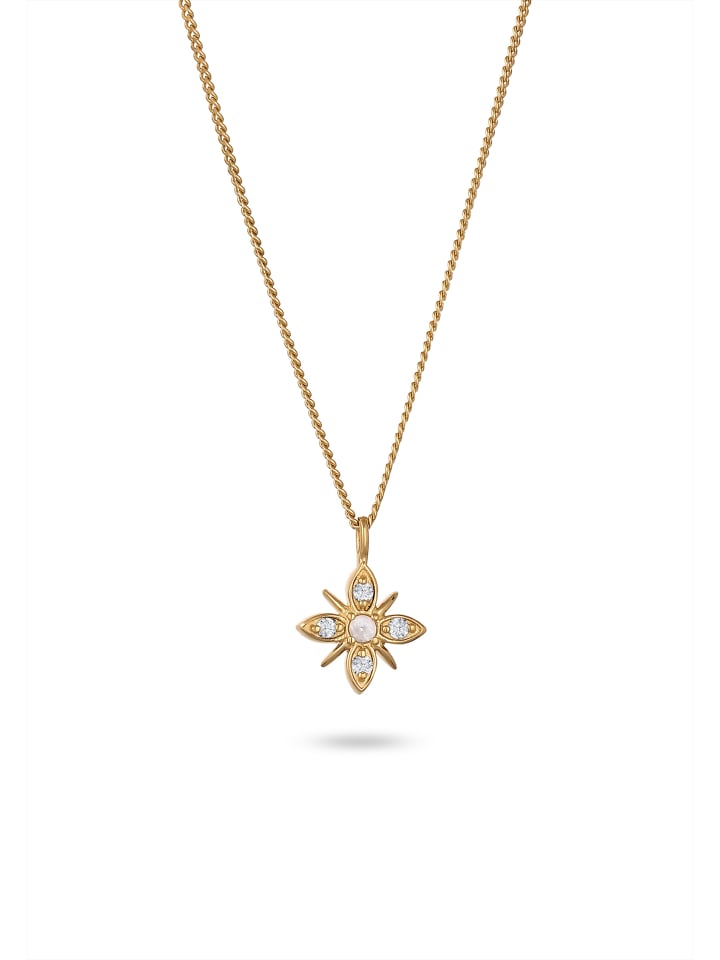 

Elli DIAMONDS Колье из серебра 925 пробы с золотым покрытием