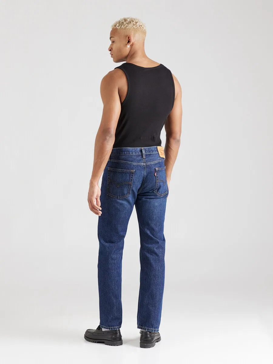 Джинсы LEVI'S свободного кроя, темно-синие — фото 4