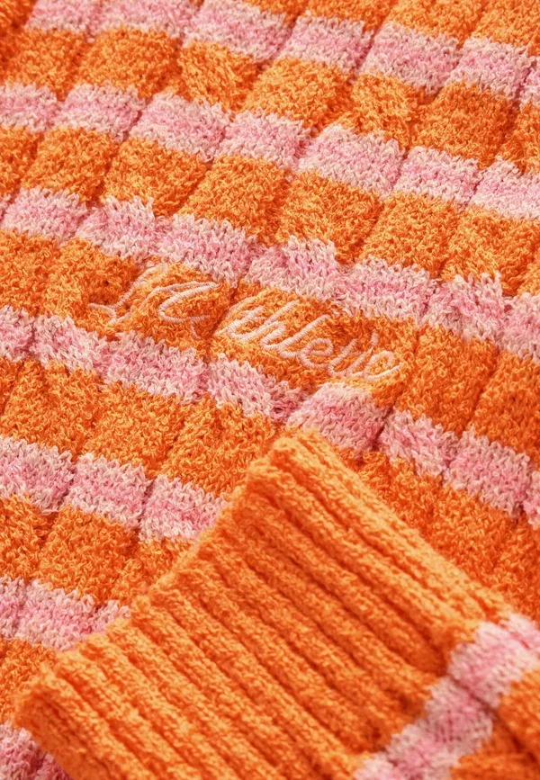 Кардиган с полосатым узором Cardigan Next, pink orange stripe, оранжевый/розовый — фото 3