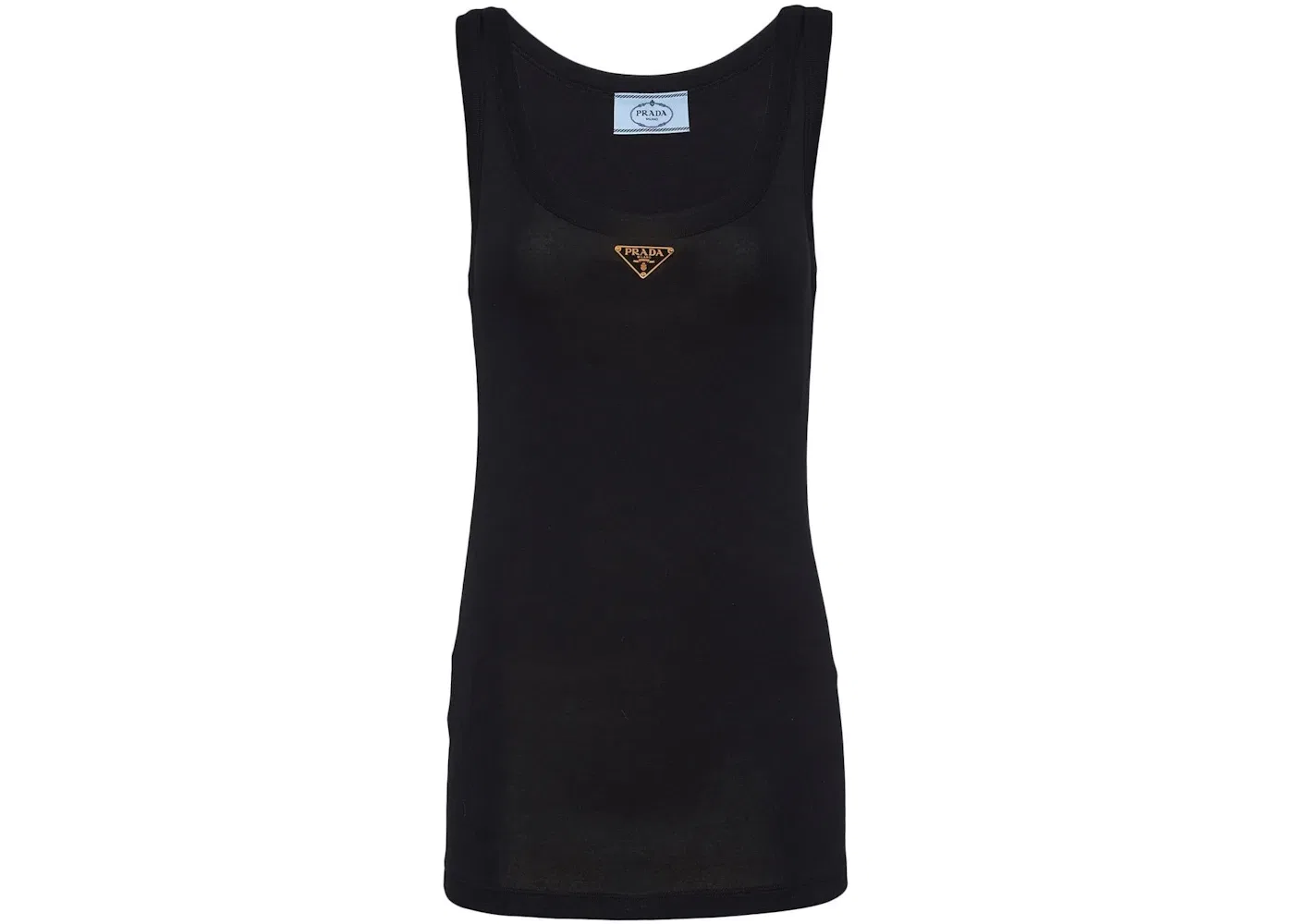 Женский топ с принтом Prada Top Prada, Black