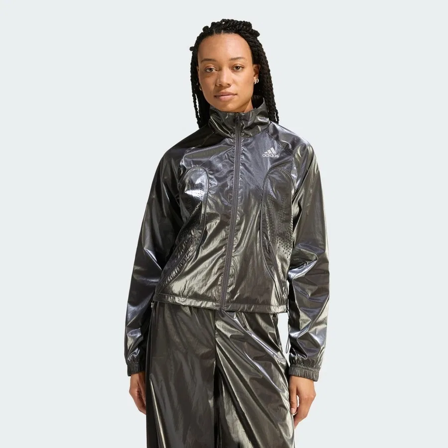 Женская ветровка с длинным рукавом Originals F50 Tracktop adidas, Серебристый