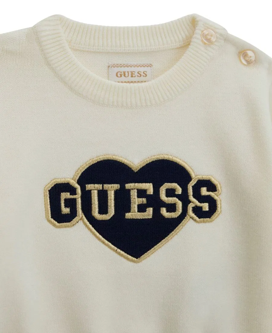 Комплект: джемпер с длинным рукавом и брюки GUESS, Cream — фото 3