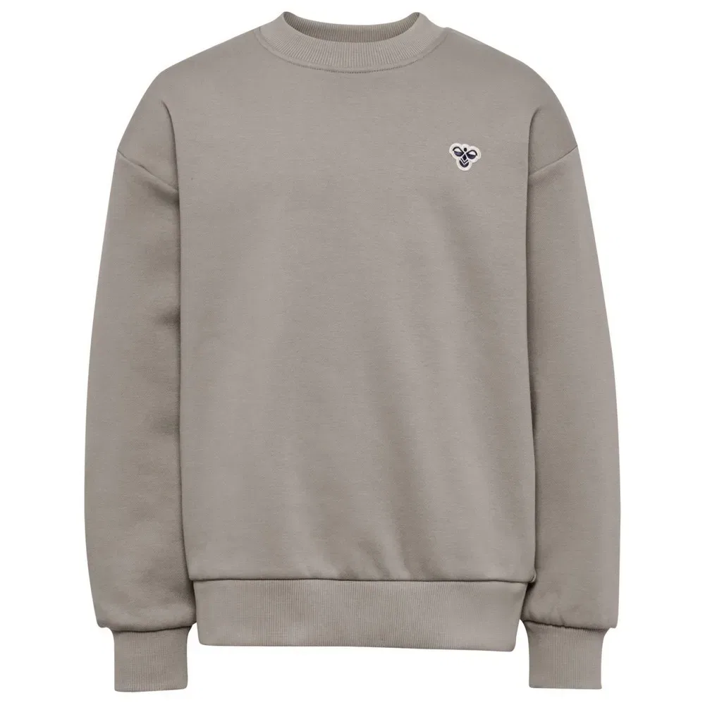 Детский свитшот свободного кроя для девочек Bee Hummel, Grey — фото 3