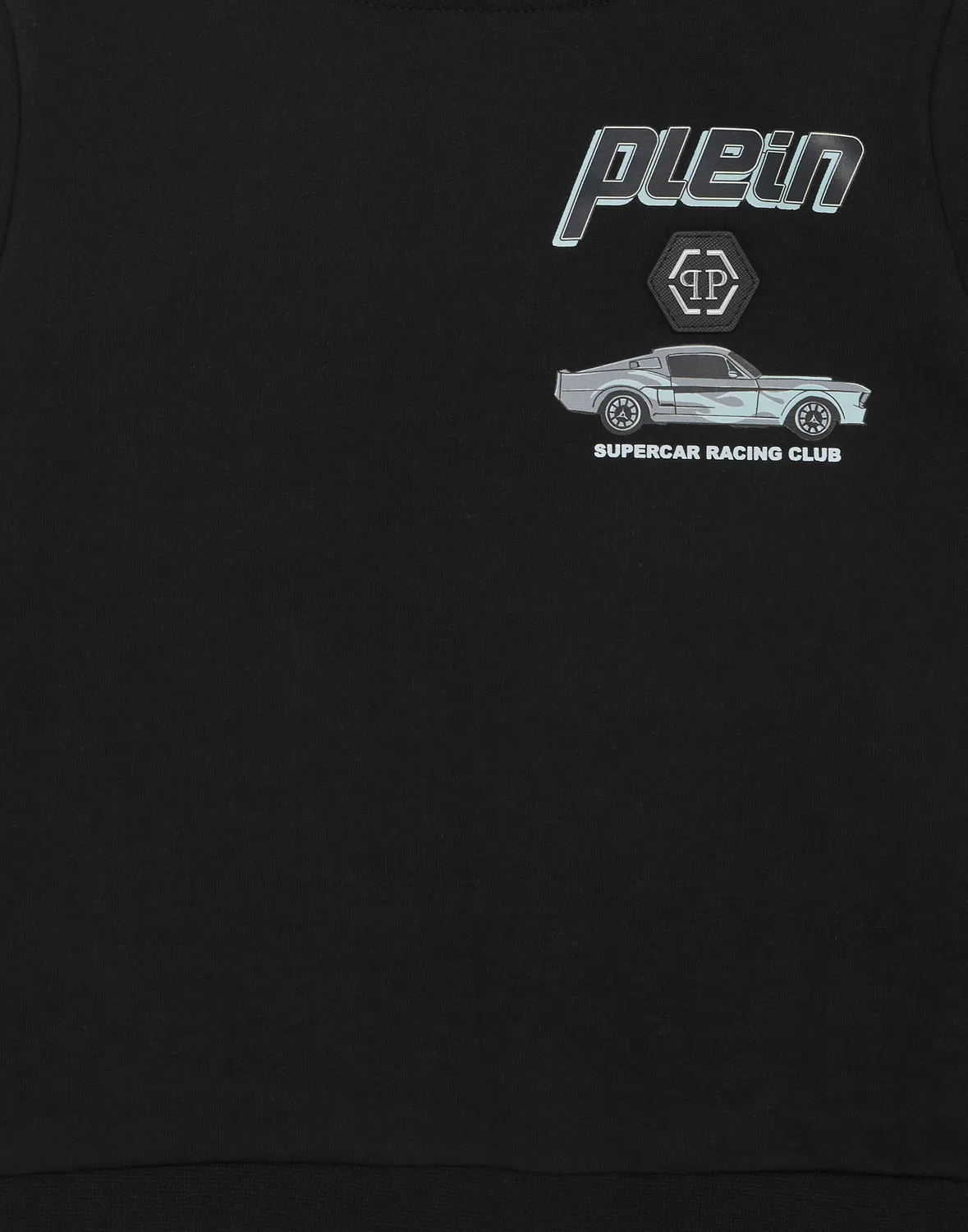 Детское худи с капюшоном с принтом Cars Racing PHILIPP PLEIN, White — фото 3