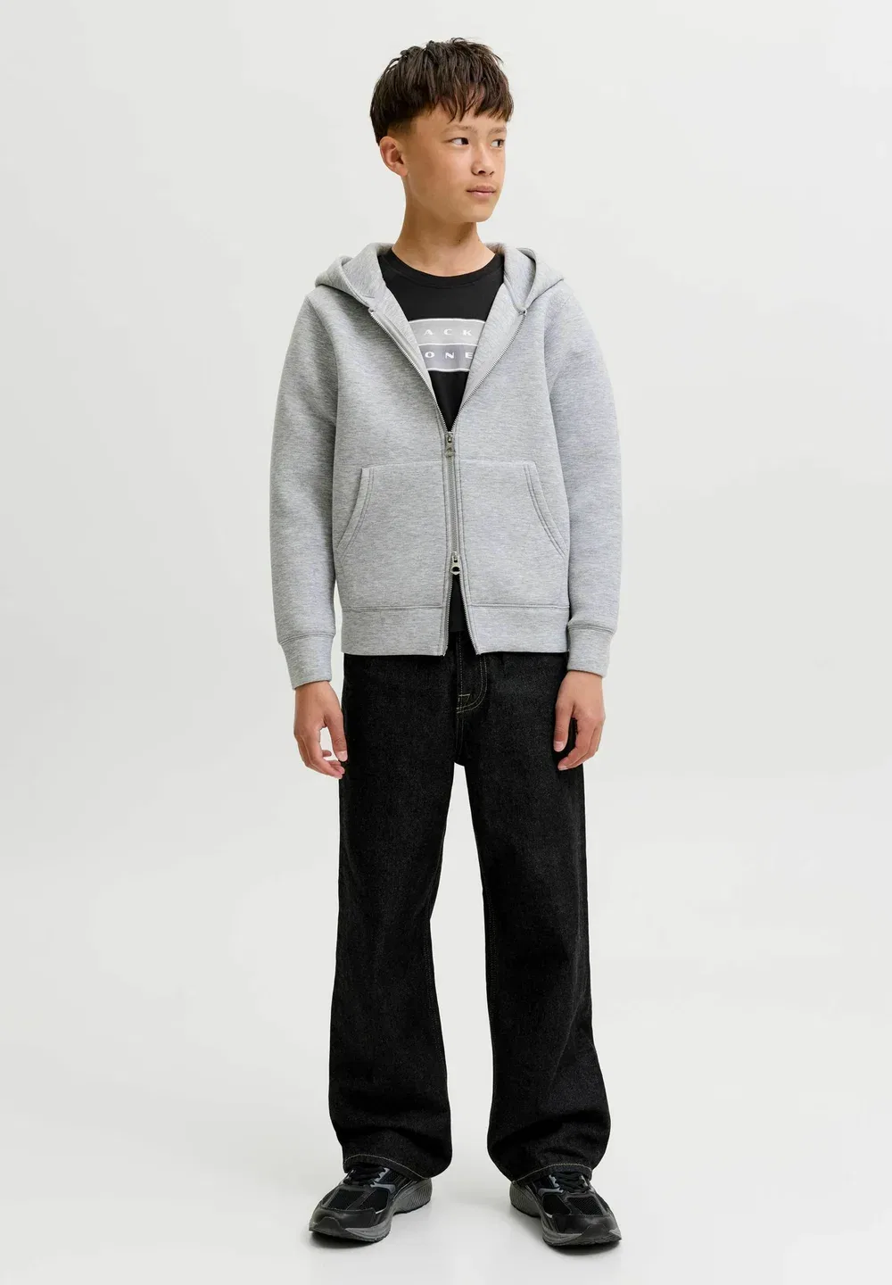 Футболка с принтом в горошек Jcofusion ss cn sn jnr - футболка с принтом Jack & Jones Junior, Black