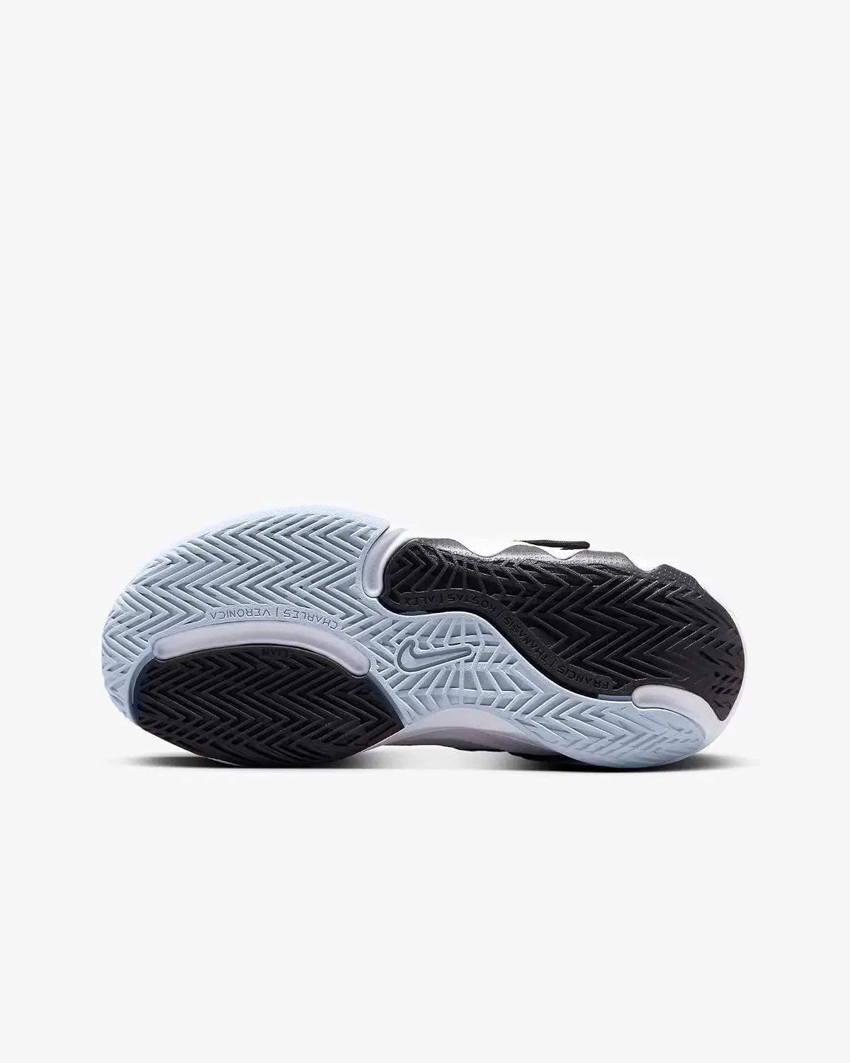 Детские кроссовки для мальчиков с высоким верхом Nike, White/Black-Barely Volt-Grey Fog — фото 4