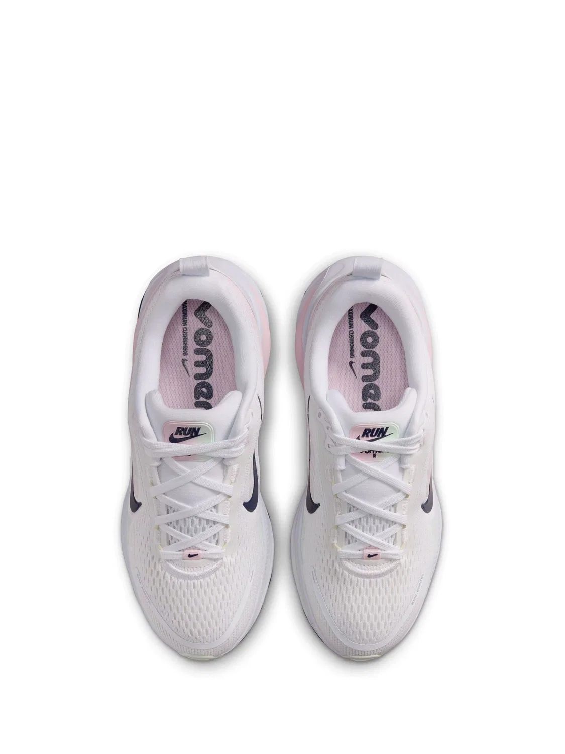 Кроссовки беговые Nike Vomero 18, белый/розовый — фото 4