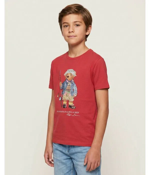 Детская футболка с круглым вырезом Polo Ralph Lauren, Rosa