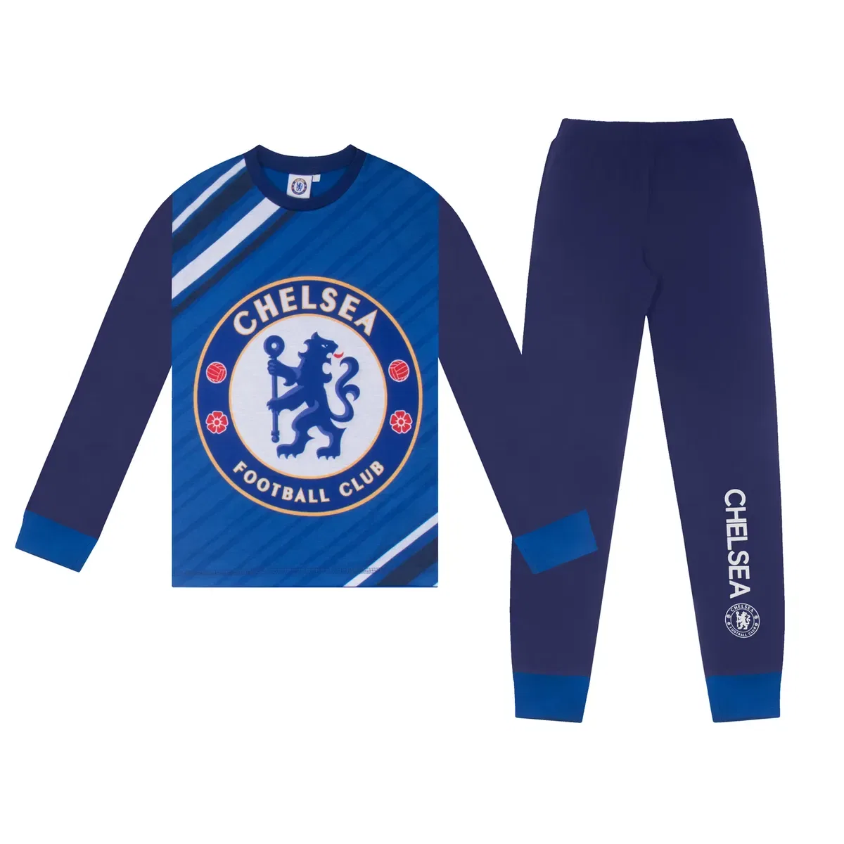 Детские пижамы с принтом Chelsea Fc, Royal