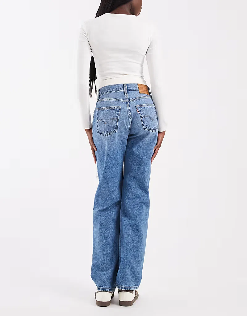 Джинсы Levi's Easy Dad Jeans, средне-синий — фото 3