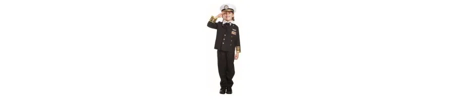 Костюм адмирала Navy Admiral с аксессуарами Dress Up America, Black — фото 2