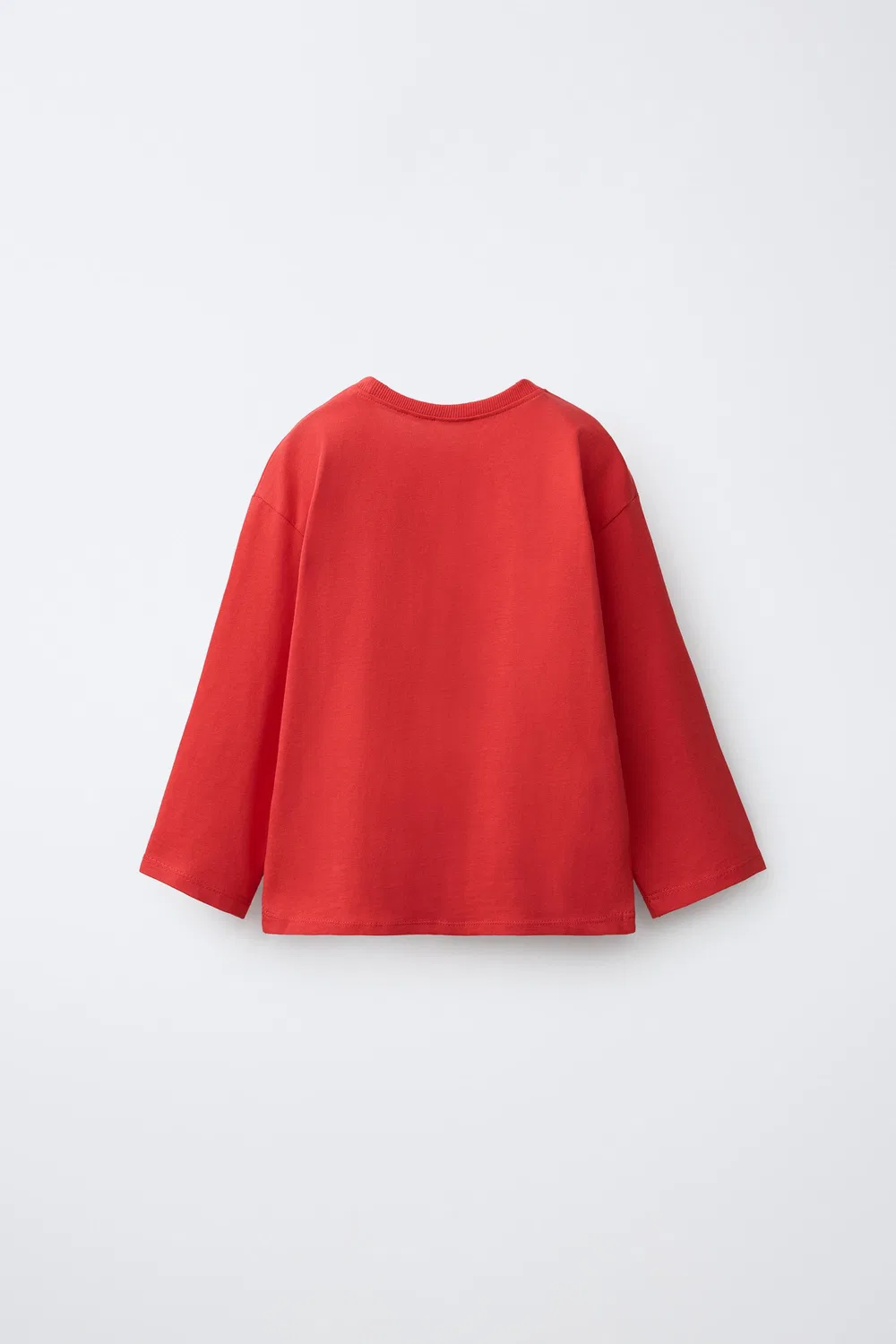 Футболка с принтом в виде сердечек ZARA, Red — фото 2