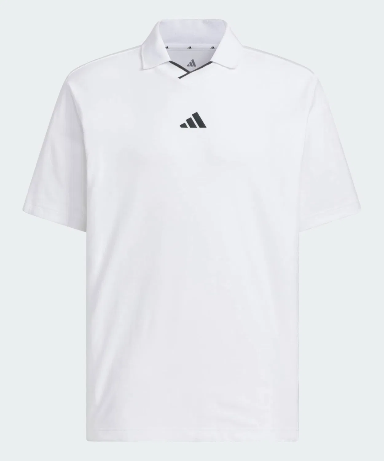 Мужское поло с длинным рукавом модель Beyond the Course Adidas, Белый — фото 4
