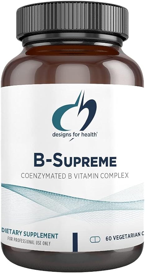 

Комплекс витаминов группы B Designs for Health B-Supreme, 60 капсул