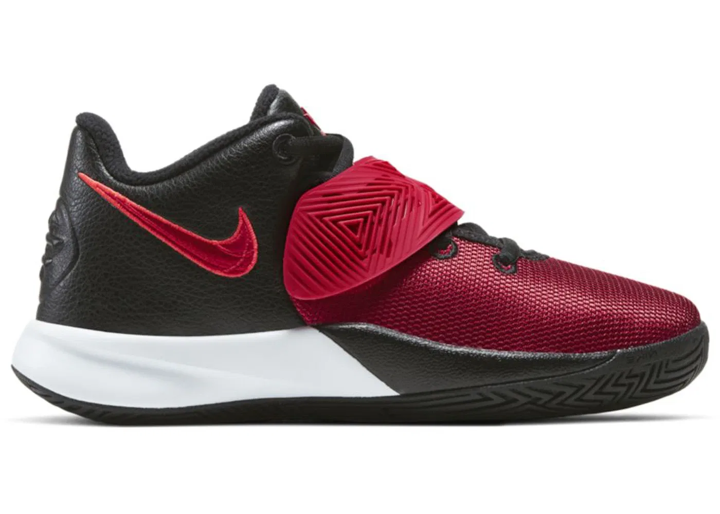 Детские кроссовки для мальчиков с шнуровкой Nike Kyrie Flytrap 6 Nike, Black/Bright Crimson/White/University Red