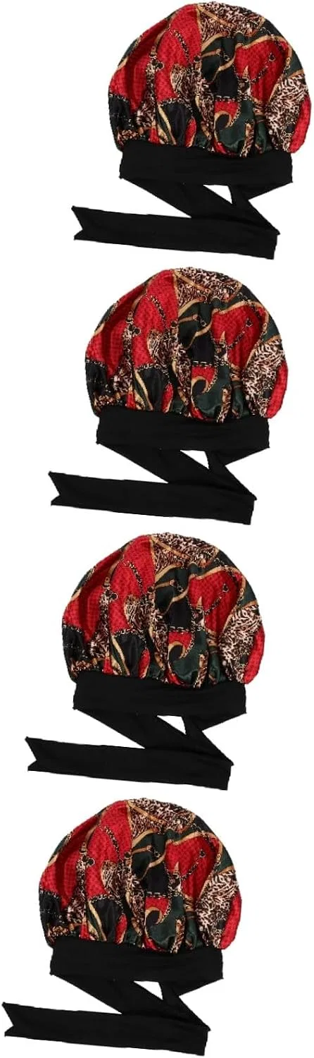 Шапочка для душа Satin, GALPADA, Pack of 4, Red