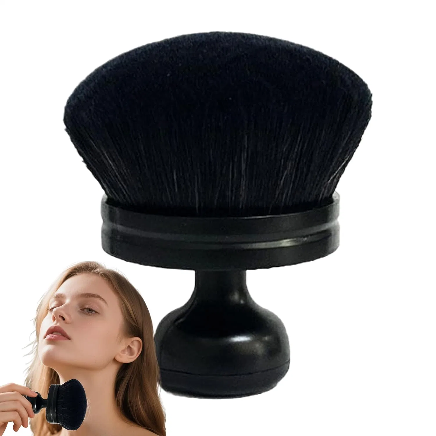Кисть для тела большая, Byeaon, 1 шт, 2.95 x 2.28 дюйма, Black — фото 4