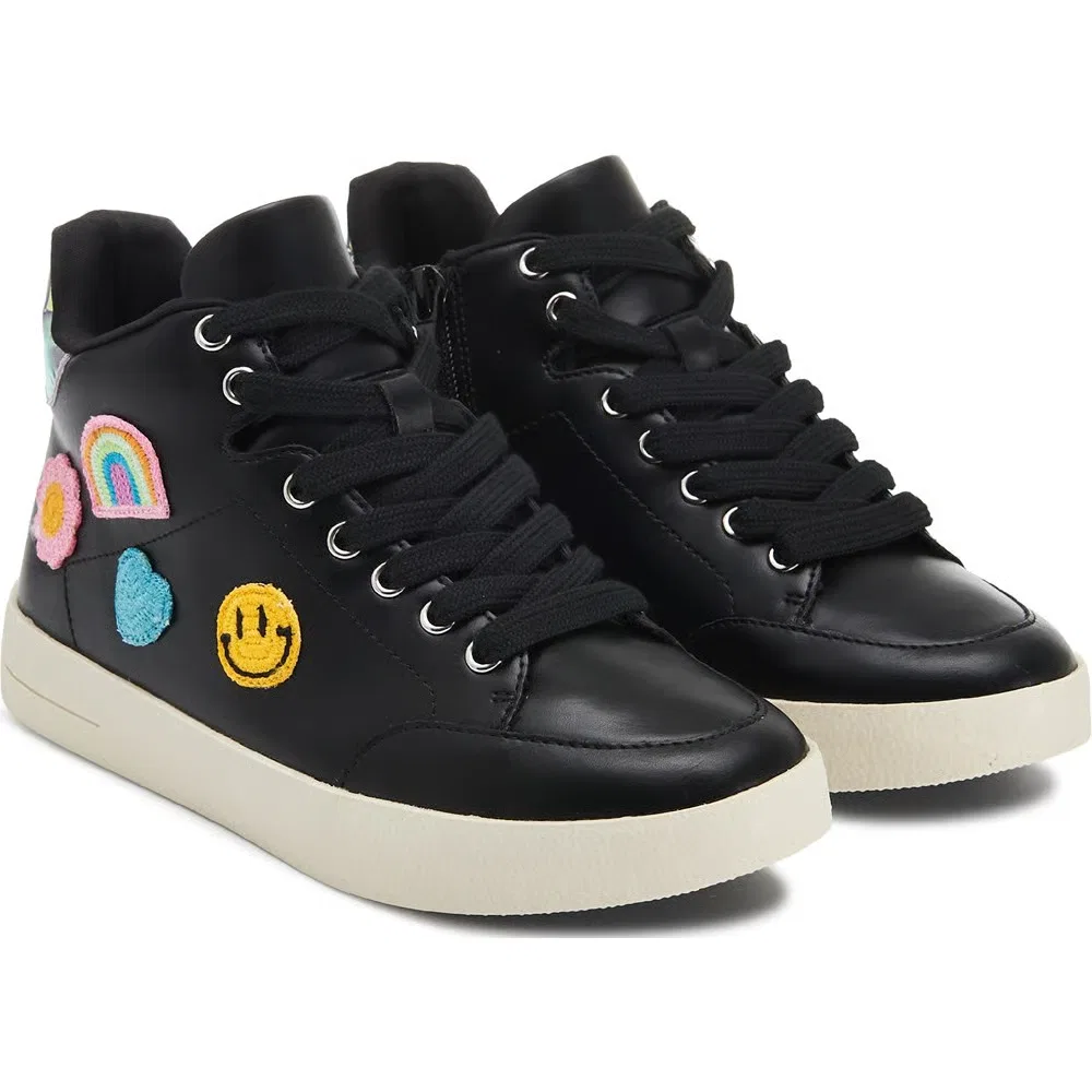 Детские кроссовки J-Tootsie Hi Top Steve Madden, Black Multi