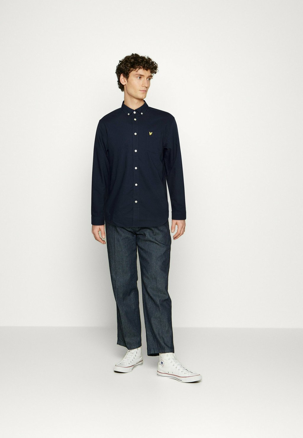 

Рубашка OXFORD Lyle & Scott, темно-синий