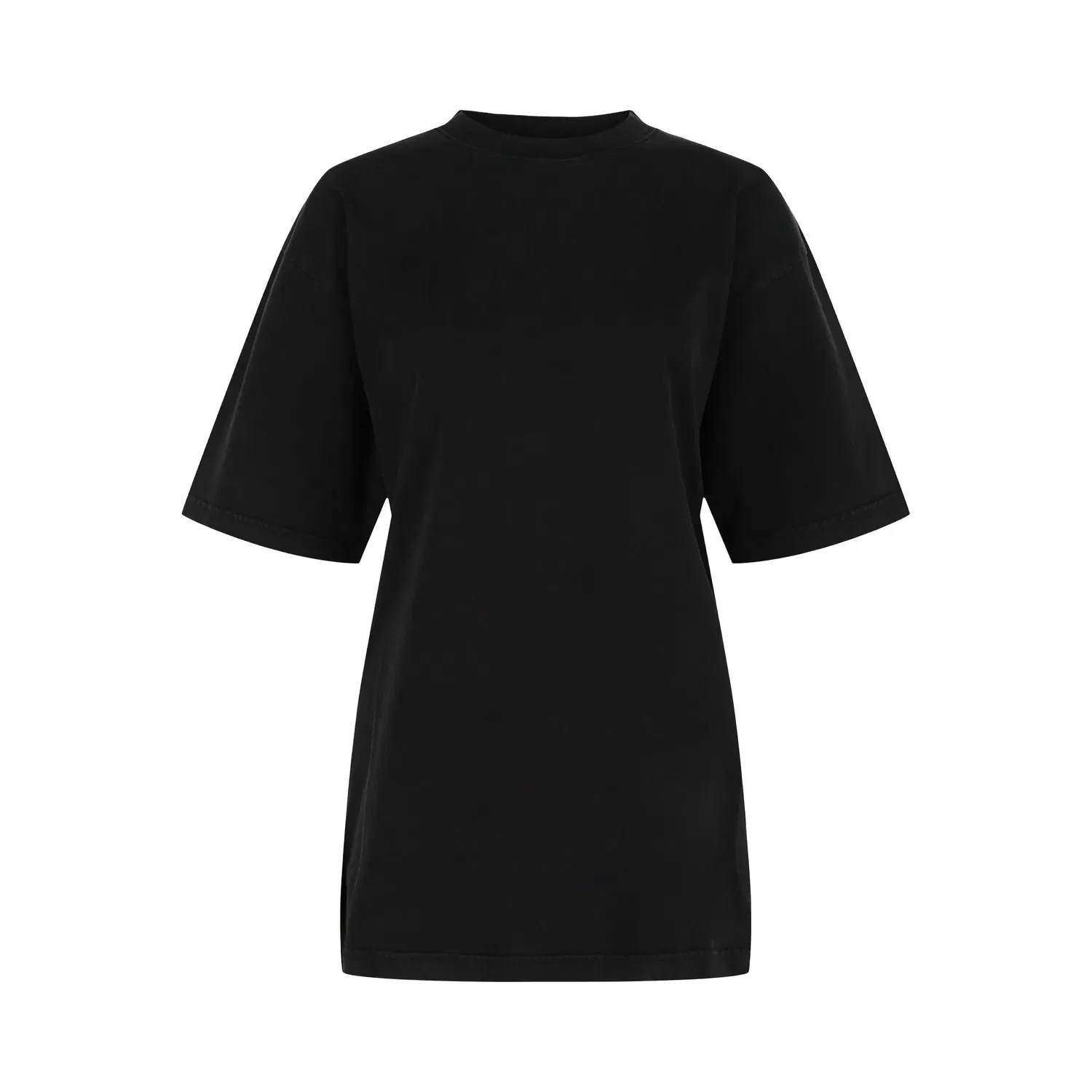 Футболка Balenciaga Medium Fit с логотипом, черный