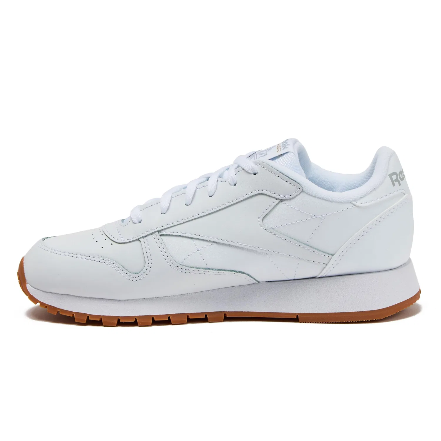 Детские кроссовки Reebok CL Lthr Trainers, White Rubber Int — фото 3