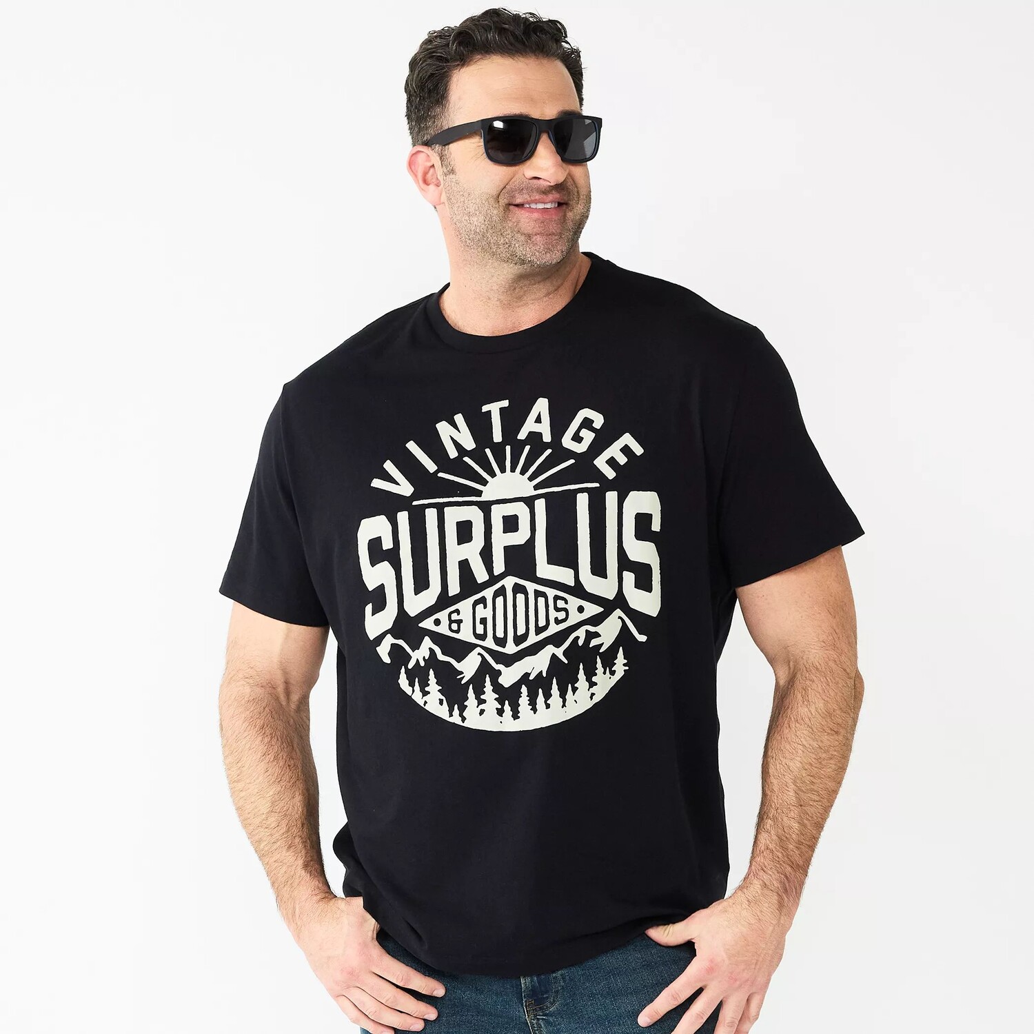 

Футболка Big & Tall Vintage Surplus с рисунком Generic