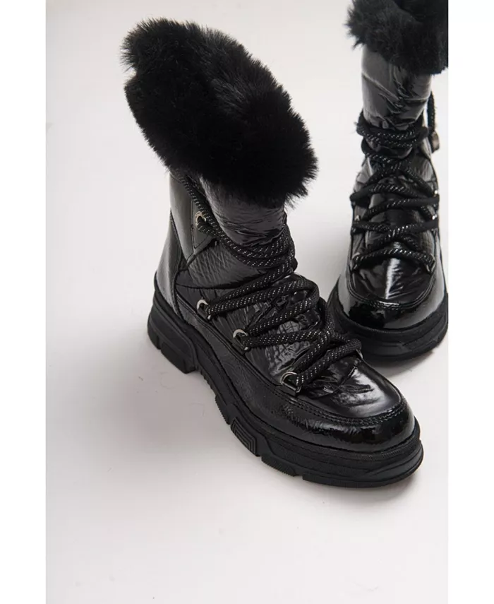 Сапоги Rosie с меховой подкладкой (женские) Prologue Shoes, черный — фото 2