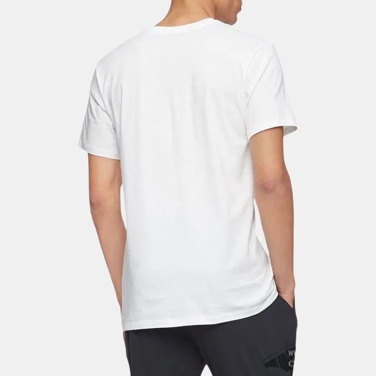 Мужская футболка с V-образным вырезом Calvin Klein, White — фото 3