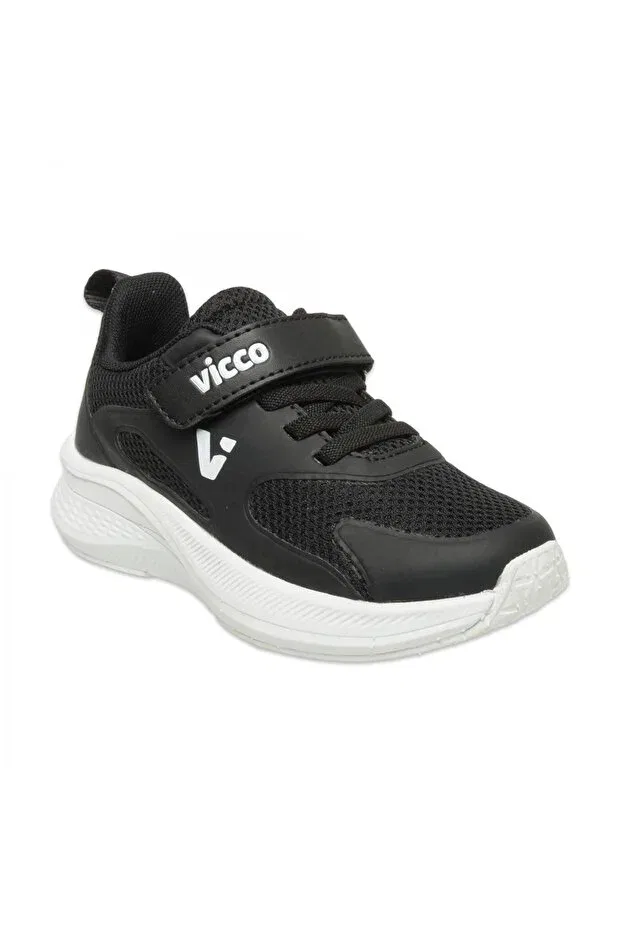 Детские спортивные кроссовки для девочек с принтом Karon Patik Vicco, Black
