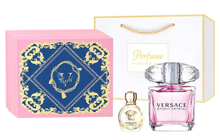 Женский набор парфюмерной воды VERSACE Crystal Diamond+Inas, 30мл+5мл, Pink Brilliance