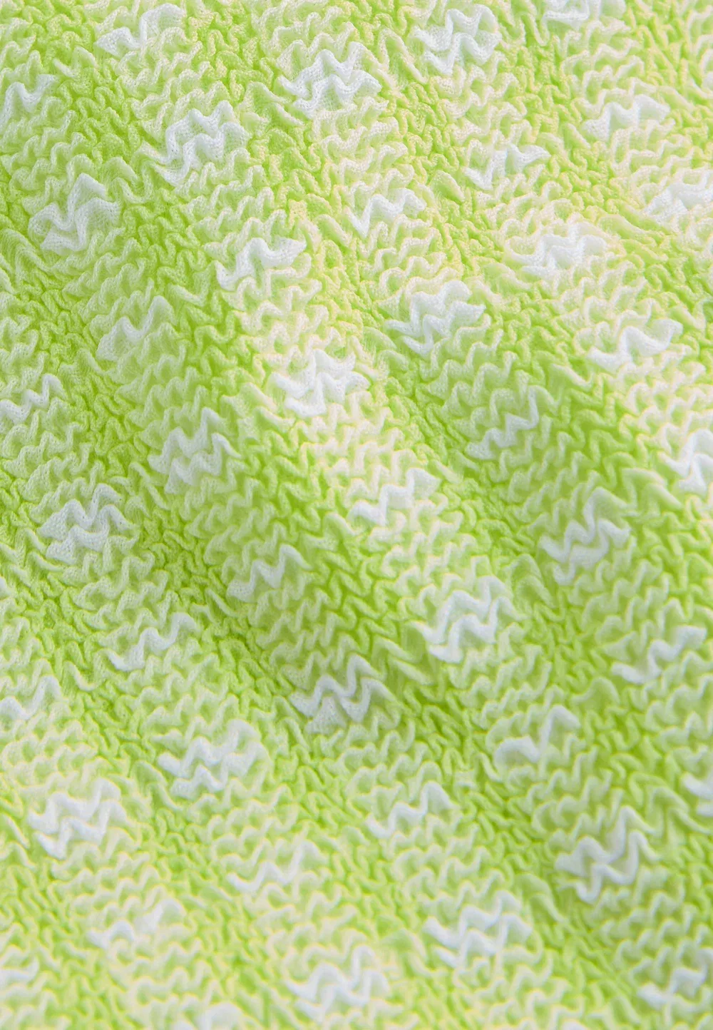 Плавки от бикини стандартного кроя с высоким вырезом Next, Lime Green Gingham Crinkle — фото 4