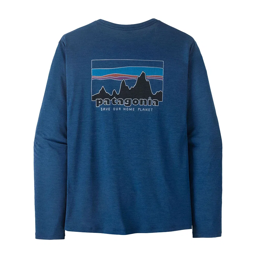Лонгслив с длинным рукавом 73 Skyline Patagonia, Clement Blue/Light Clement