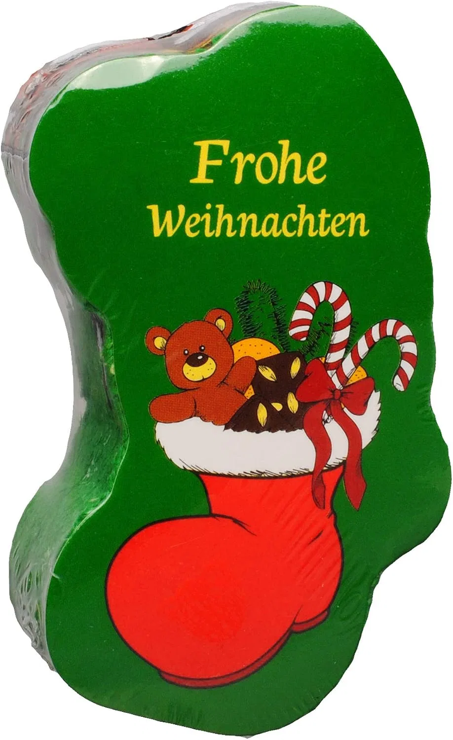 Мочалки для душа магические, набор 4 шт, 100% хлопок, 30x30 см, Christmas Alles-Meine.De Gmbh — фото 4
