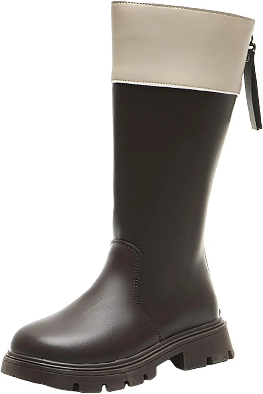 Детские сапоги для девочек с принтом Western Riding Boots, Brown