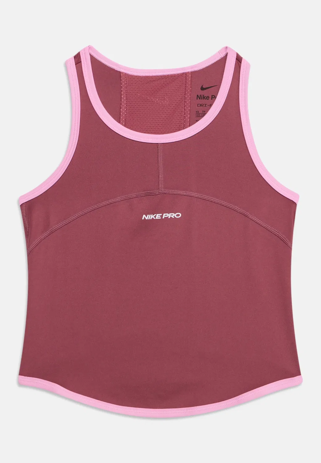 Майка унисекс - верхняя часть Nike Performance, Pink Smoke/Pink Rise/White