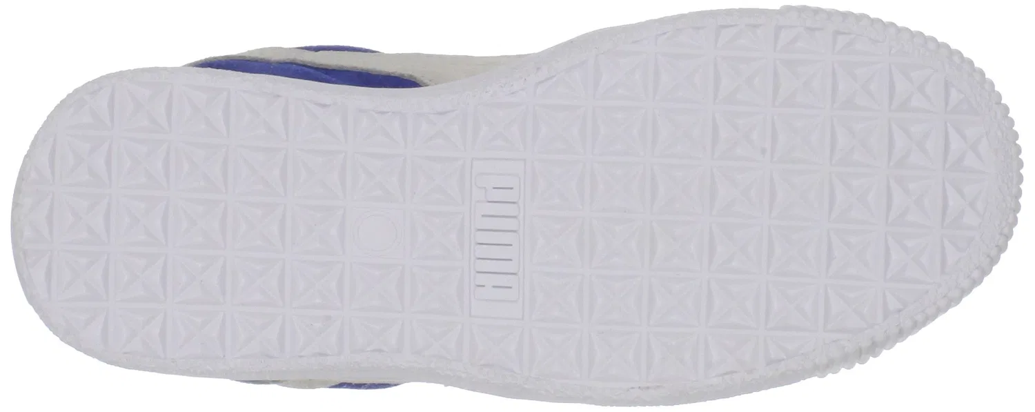 Детские кроссовки для мальчиков замшевые Kids PUMA, Olympian Blue White — фото 4