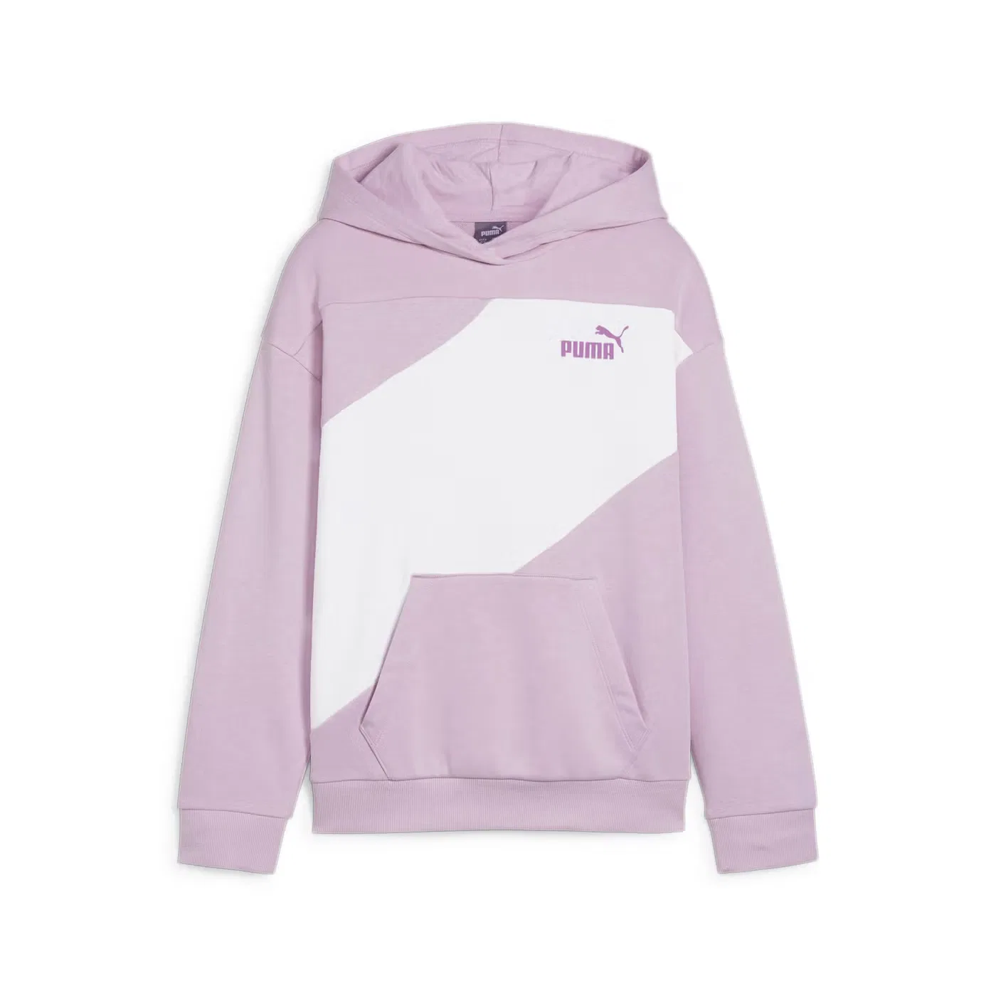 Худи с цветочным блоком Power Puma, фиолетовый — фото 4