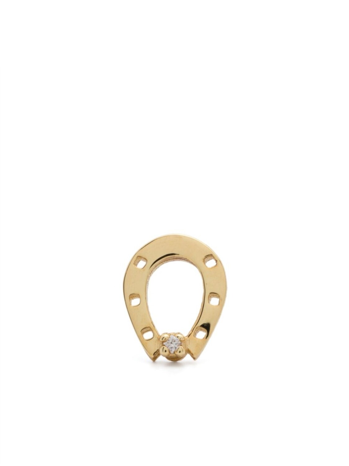 

Серьга Mini Horseshoe из желтого золота с бриллиантами Aliita, золотой
