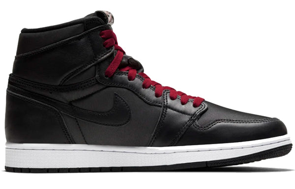 Кроссовки 1 retro high og 'black gym red' Air Jordan, черный — фото 2