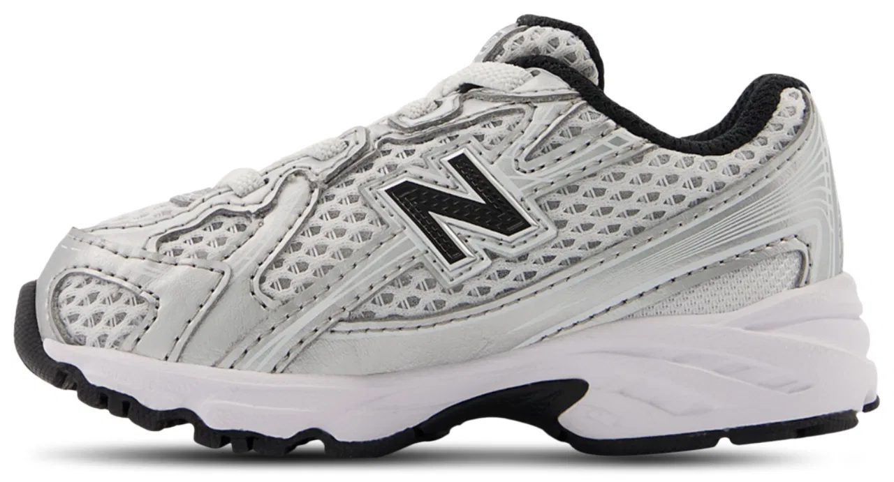 Кроссовки для мальчиков 740 New Balance, цвет Silver Metallic/White/Black — фото 2