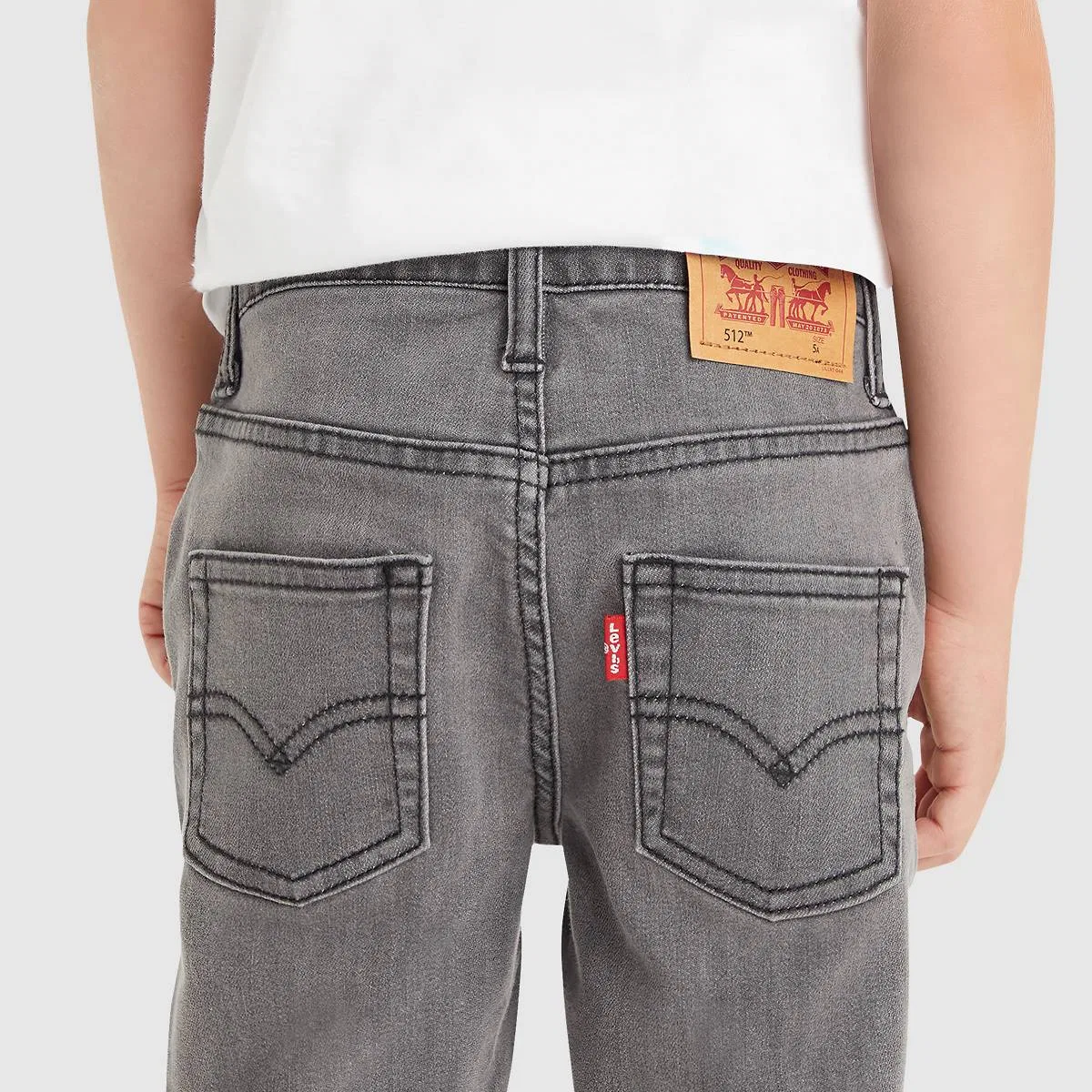 Джинсы 512 зауженного кроя для мальчиков 4-7 лет Levi's, My Way - Dark Wash — фото 3